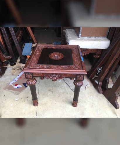 wooden teapoy