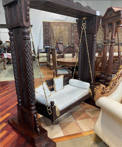 wooden swing