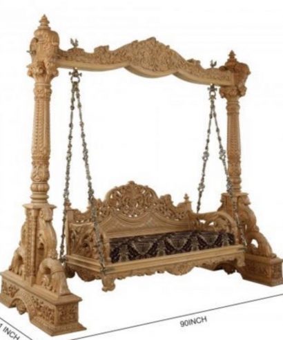 wooden swing
