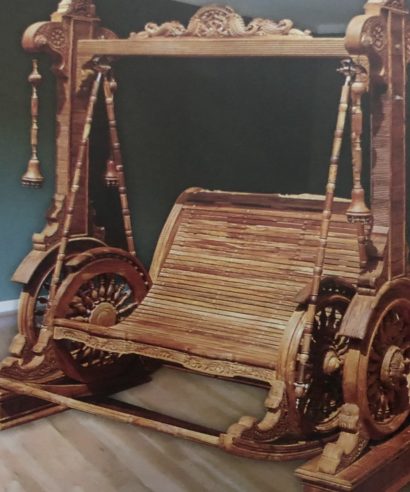 wooden swing